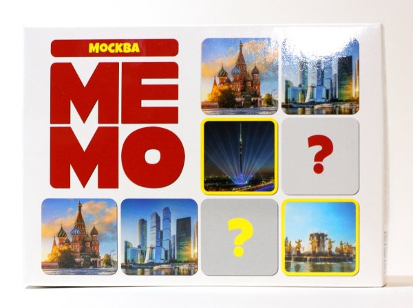 Игра настольная МЕМО &quot;Москва&quot; (50 карточек)