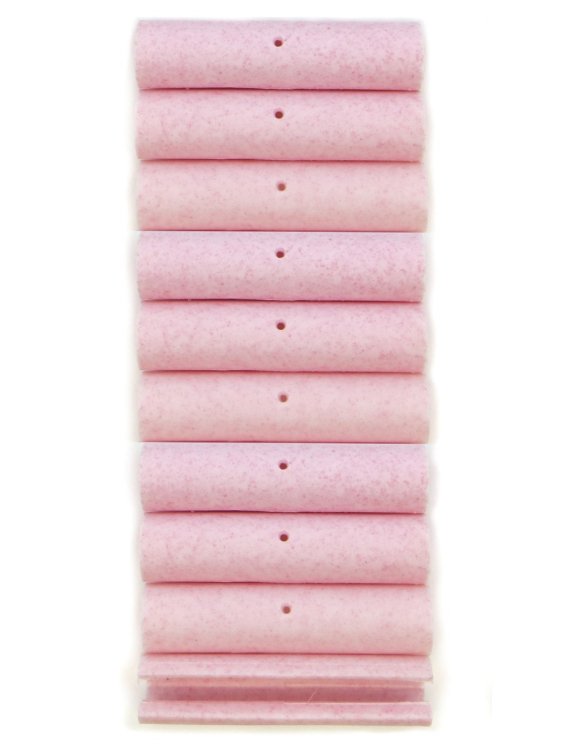 Клипсы для пялец, 10 штук, цвет: розовый мрамор