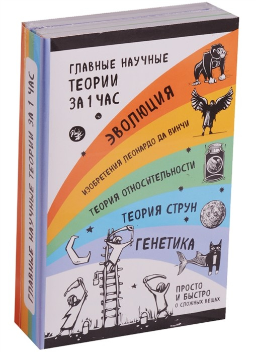 Главные научные теории за 1 час (комплект из 5 книг) (количество томов: 5)