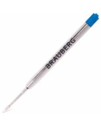 Стержень металлический "Brauberg", для автоматических шариковых ручек, 1 мм, синий