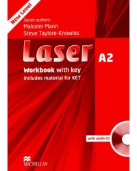Laser. A2 Workbook with key + CD (+ Audio CD)