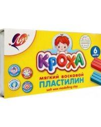 Пластилин мягкий &quot;Кроха&quot;, 6 цветов