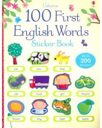 100 First English Words Sticker Book