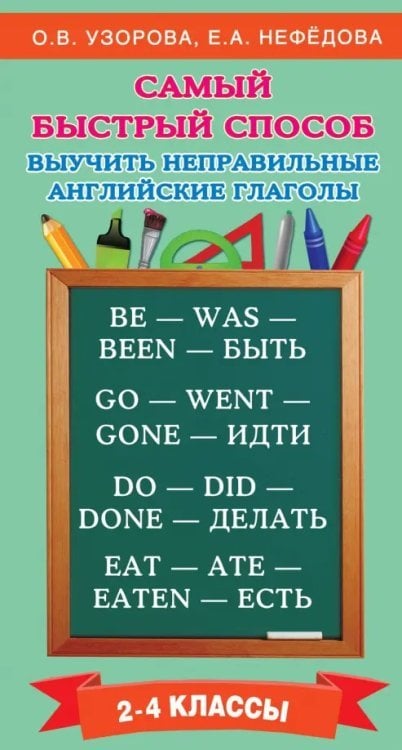 Самый быстрый способ выучить неправильные английские глаголы. 2-4 классы