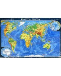 Географический пазл. Карта мира, 13 деталей