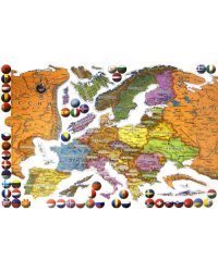 Пазл магнитный. Карта Европы