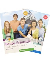 Beste Freunde B1. Paket Arbeitsbuch B1/1 und B1/2. Deutsch für Jugendliche (+ Audio CD)