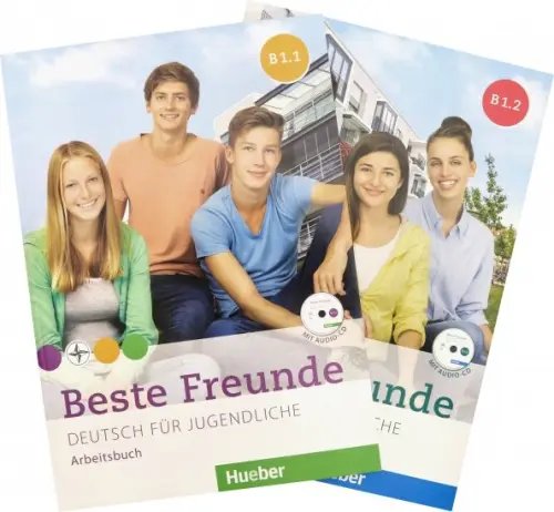 Beste Freunde B1. Paket Arbeitsbuch B1/1 und B1/2. Deutsch für Jugendliche (+ Audio CD)