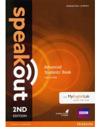 Speakout. Advanced. Coursebook with DVD &amp; MyEnglishLab access code (+ DVD)