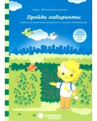 Пройди лабиринты: Задания на зрительное восприятие и мелкую моторику рук: 4-5 лет. Солнечные ступени