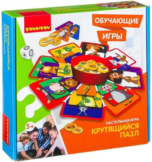 Настольная игра. Крутящий пазл