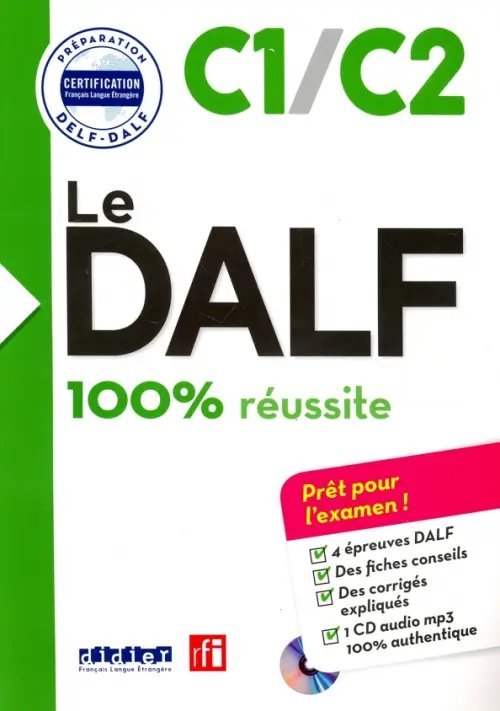 Nouveau DALF C1-C2 Livre + CD (+ CD-ROM)