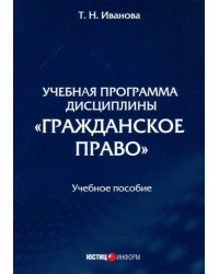 Учебная программа дисциплины «Гражданское право»