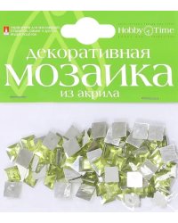 Мозаика декоративная из акрила, 8x8 мм (желтая)