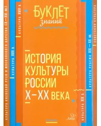 История культуры России Х - ХХ века