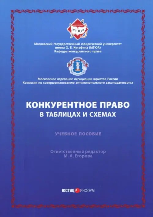 Конкурентное право в таблицах и схемах. Учебное пособие