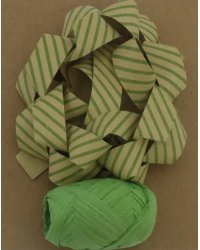Набор для оформления подарков: бант + лента, цвет зеленый