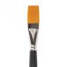 Кисть художественная профессиональная &quot;Brauberg Art&quot;, синтетика жесткая, плоская, №26, длинная ручка