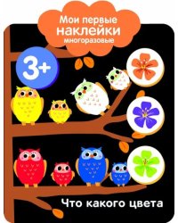 Мои первые наклейки 3+. Что какого цвета