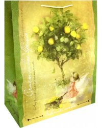 Пакет бумажный &quot;Лимонное дерево&quot;