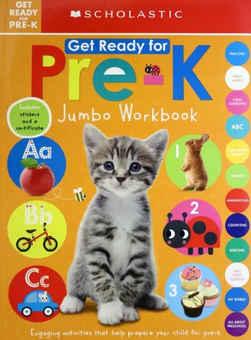 Jumbo Workbook. Get Ready for Pre-K