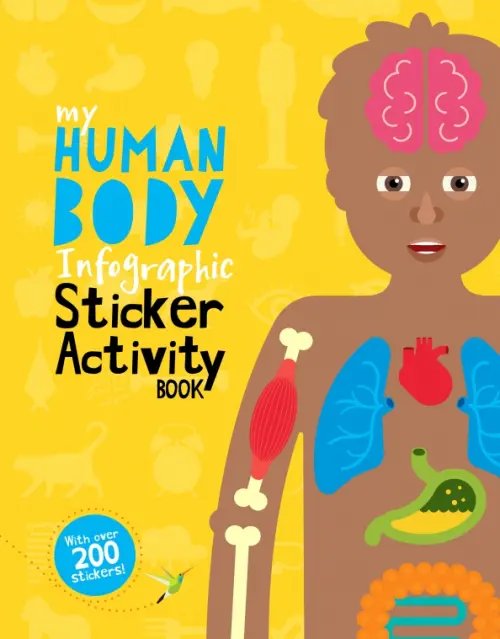 My Human Body Infographic. Sticker Activity Book