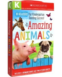 Amazing Animals Kindergarten A-D Reader Box Set