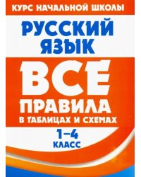 Русский язык. 1-4 класс. Все правила в таблицах и схемах