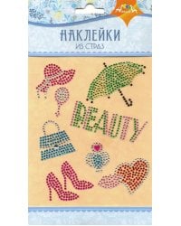 Наклейки из страз, «Beauty»