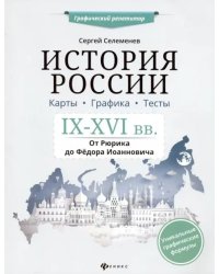 История России. IX-XVI в. Карты. Графика. Тесты. От Рюрика до Федора Иоанновича