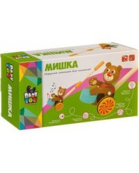 Игрушка деревянная. Каталка. Мишка