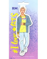 Фигурная магнитная закладка. BTS. RM