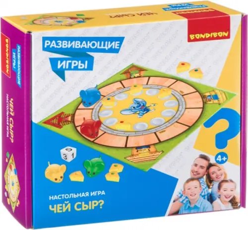 Развивающая настольная игра. Чей сыр?