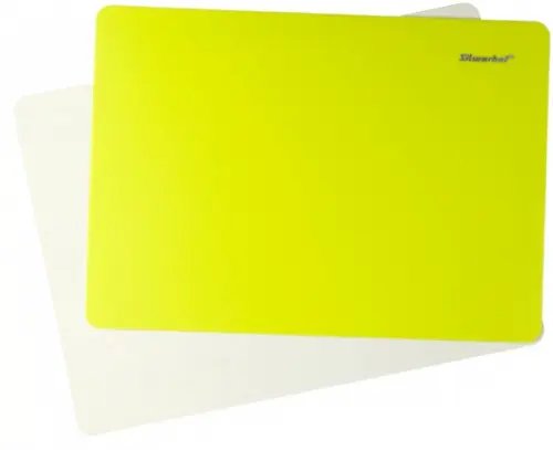 Доска для лепки Silwerhof &quot;Neon&quot;, прямоугольная, цвет: желтый, А4, арт. 957007