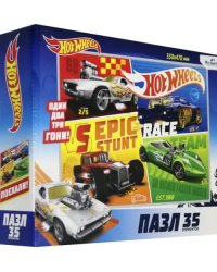 Пазл. Hot Wheels. Команда, 35 элементов