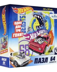 Пазл. Hot Wheels. Зверь, 64 элемента