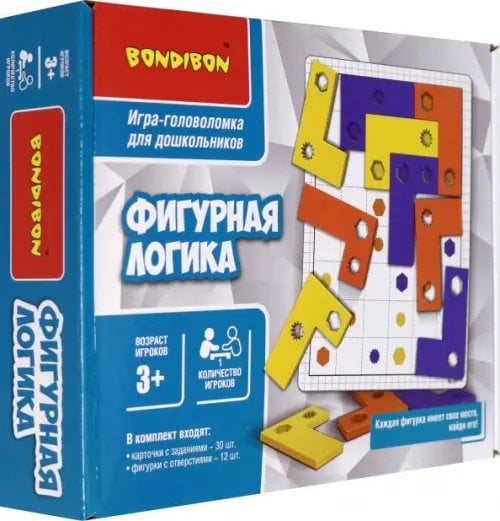 Логическая игра для дошкольников. Фигурная логика