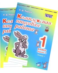 Комплексная итоговая работа. 1 класс. Вариант 2. Тетради 1 и 2 (комплект). ФГОС