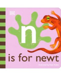 N is for Newt. Board Book