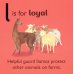 L is for Llama. Board Book