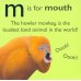 M is for Monkey. Board Book