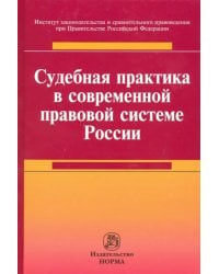 Судебная практика в современной правовой системе России. Монография