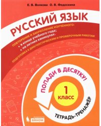 Русский язык. 1 класс. Тетрадь-тренажер