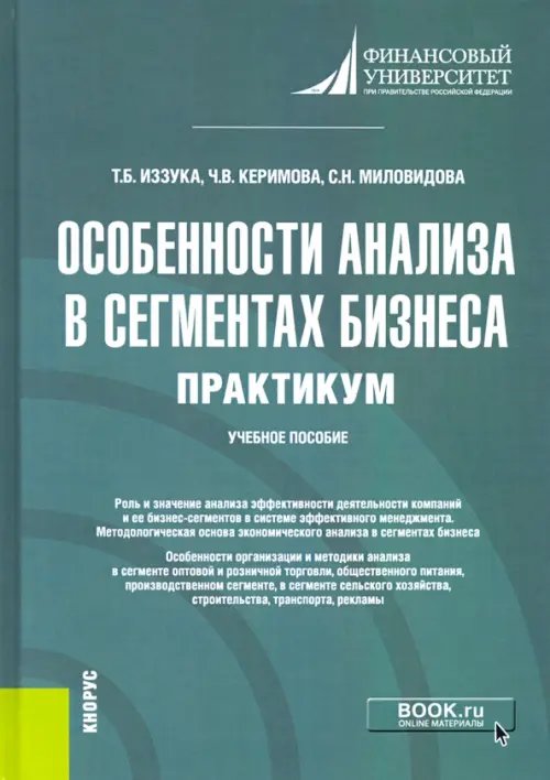 Особенности анализа в сегментах бизнеса. Практикум. Учебное пособие