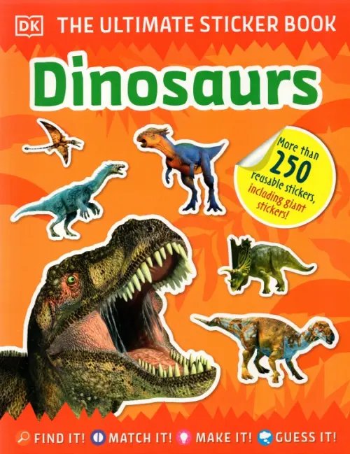 Ultimate Sticker Book: Dinosaurs