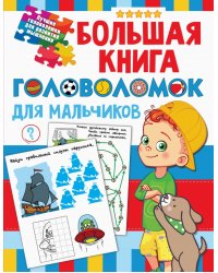 Большая книга головоломок для мальчиков