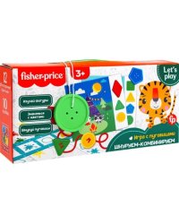 Игра настольная с пуговицами Fisher-Price. Шнуруем - комбинируем