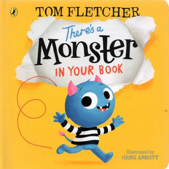 There's a Monster in Your Book. Board book