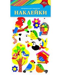 Материалы для творчества &quot;Наклейки. Яркие птички&quot;