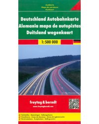 Germany motorway map. 1:500 000